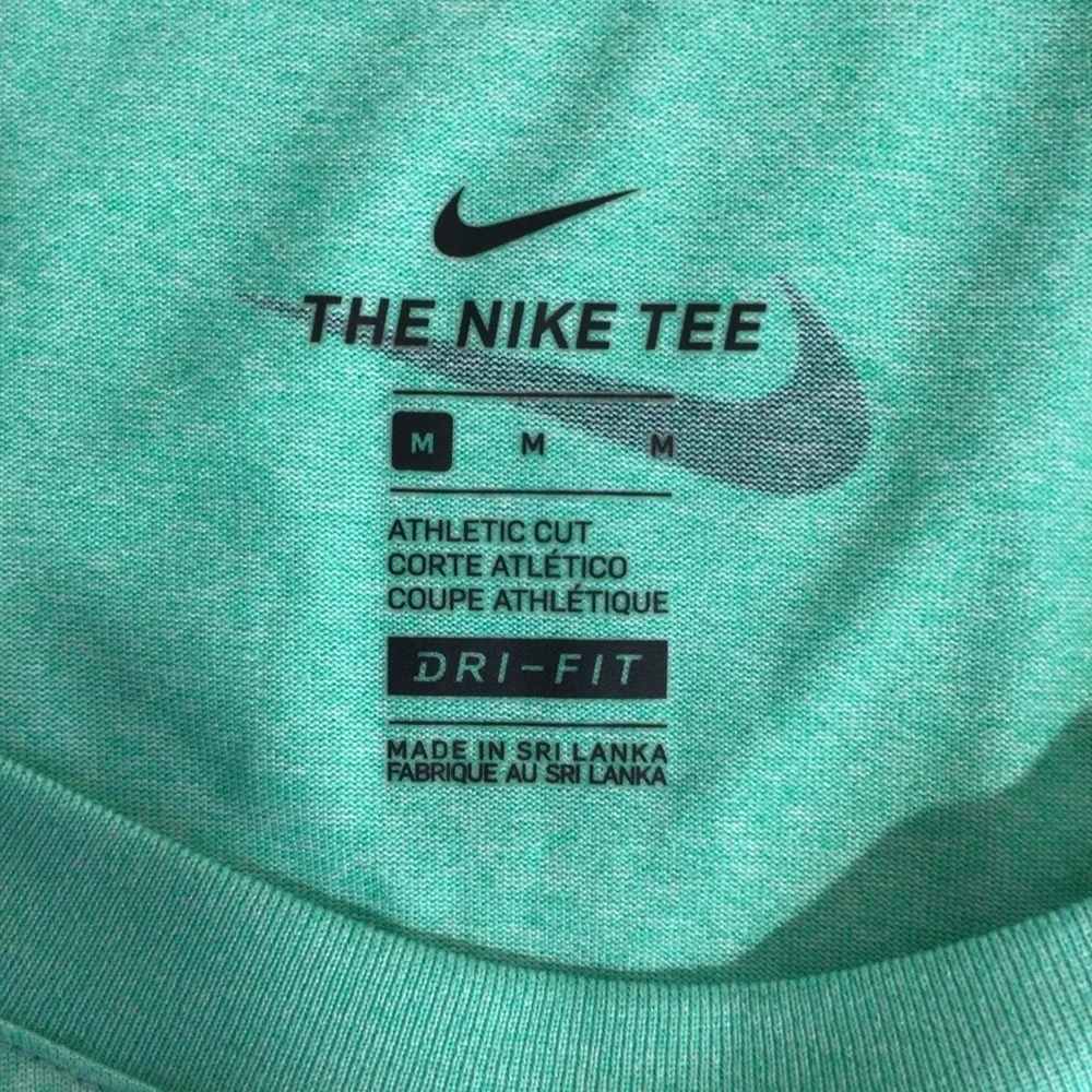 Nike Green and Black Dri-Fit Tank Top - Size Medium - Picture 3 of 6